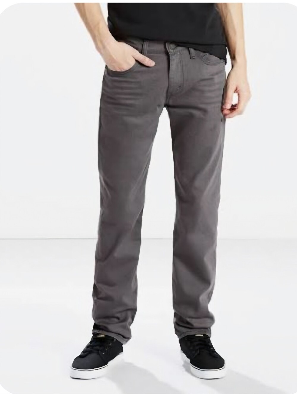 ⚡️LEVI'S 511 Slim-Fit Men's Stretch Pants GREY⚡️